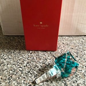 Kate spade Jules Point Blue Bottle Stopper
